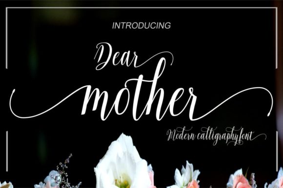 Dear Mother Font Poster 1