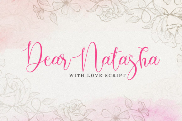 Dear Natasha Font Poster 1