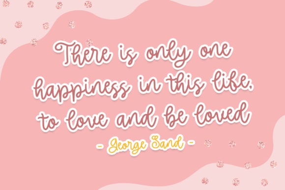 Dear Shine Font Poster 2