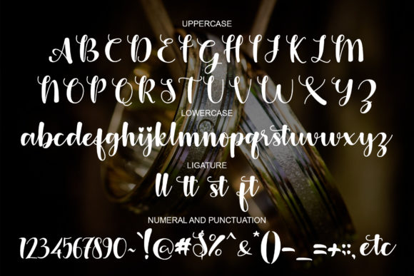 Dear Sweetheart Font Poster 7