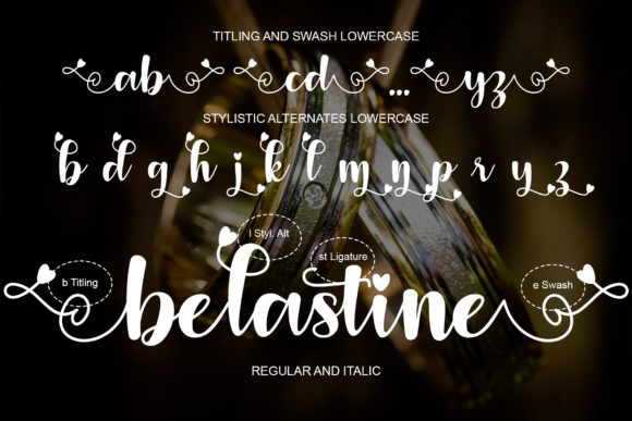 Dear Sweetheart Font Poster 8