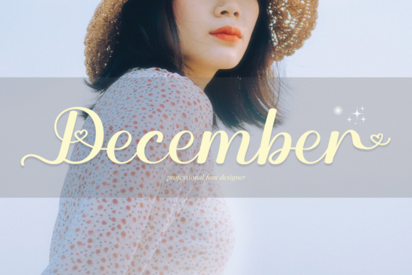 December Font Poster 1