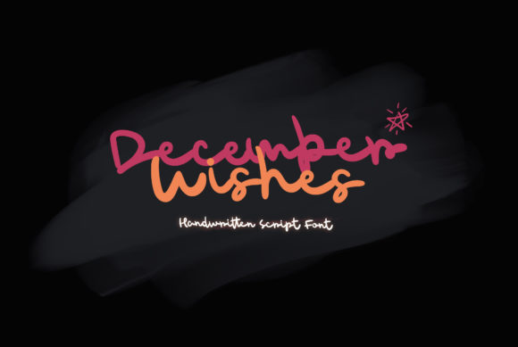 December Wishes Font Poster 1