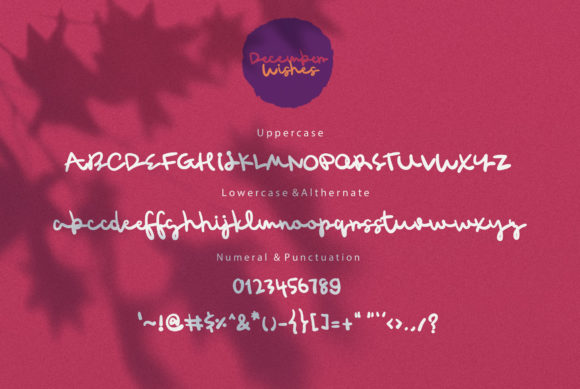 December Wishes Font Poster 6