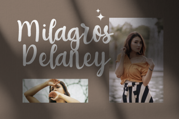 Delaney Emilia Font Poster 2