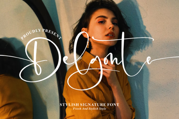 Delgonte Font Poster 1