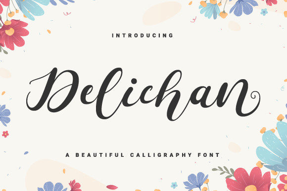 Delichan Font Poster 1