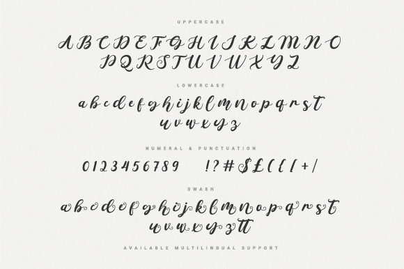 Delichan Font Poster 9