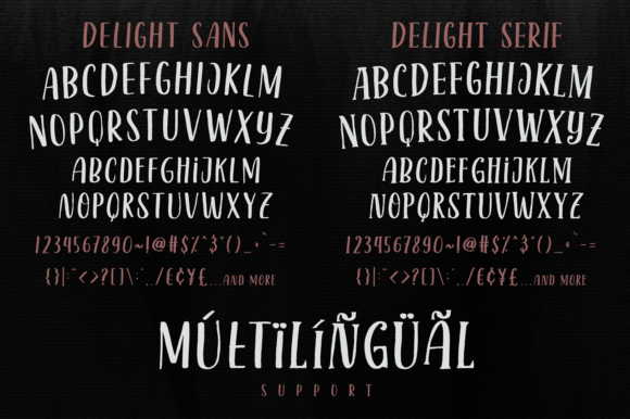 Delight Lettering Font Poster 11