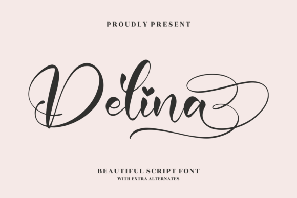 Delina Font Poster 1