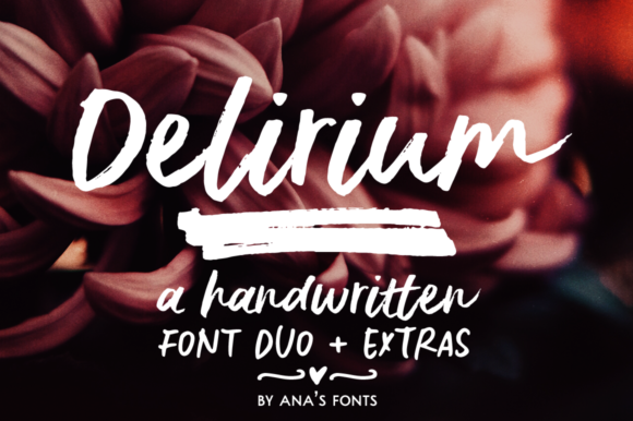 Delirium Font Poster 1