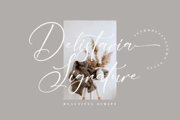 Delistaria Signature Font