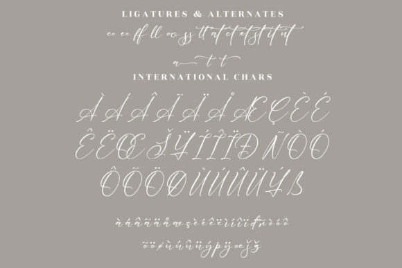 Delistaria Signature Font Poster 14