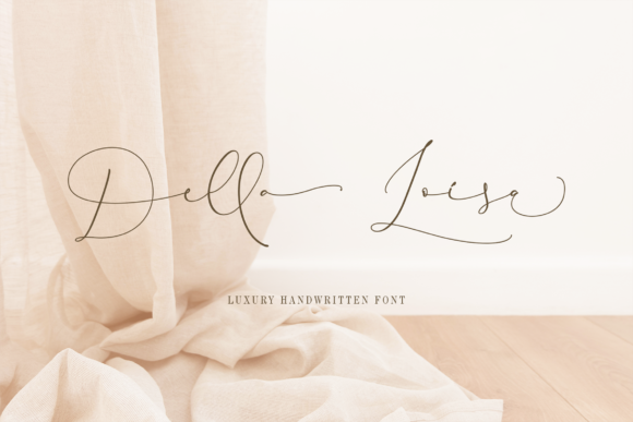Della Loisa Font Della Loisa Font Poster 1