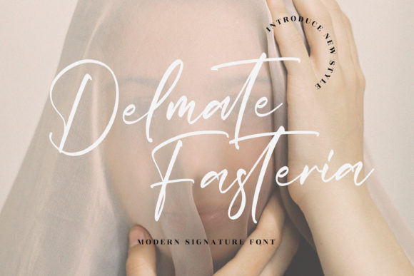 Delmate Fasteria Font Poster 1