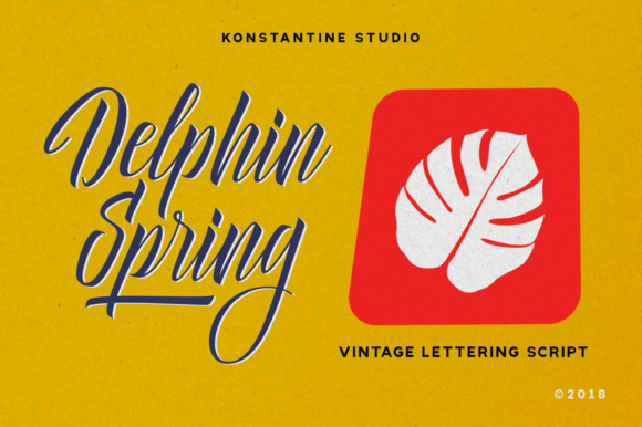 Delphin Spring Font