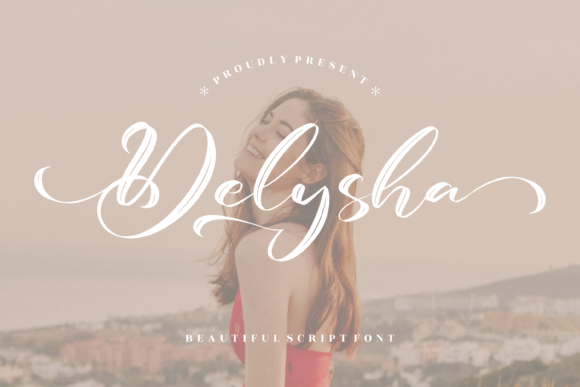 Delysha Font Delysha Font Poster 1