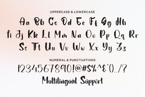 Demipeach Font Poster 8