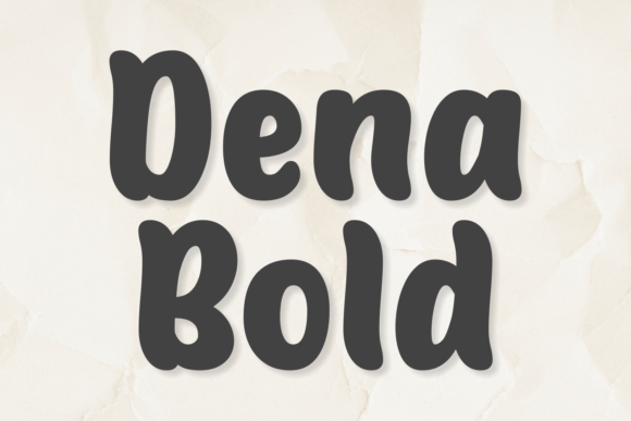 Dena Bold Font Poster 1