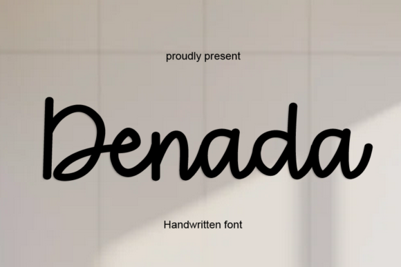 Denada Font Poster 1