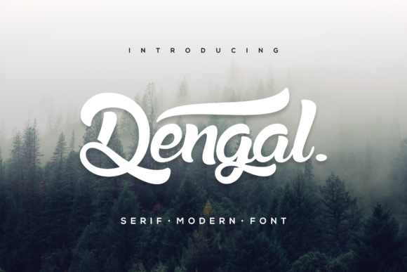 Dengal Font Poster 1