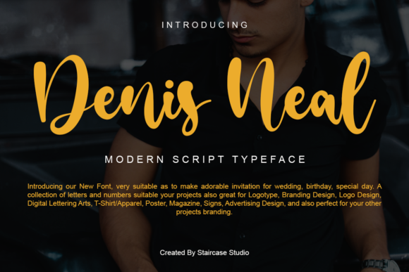 Denis Neal Font Poster 1