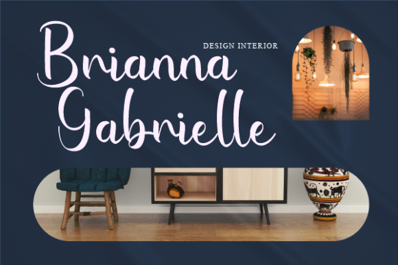 Desirae Kathleen Font Poster 3