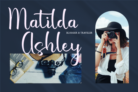 Desirae Kathleen Font Poster 6