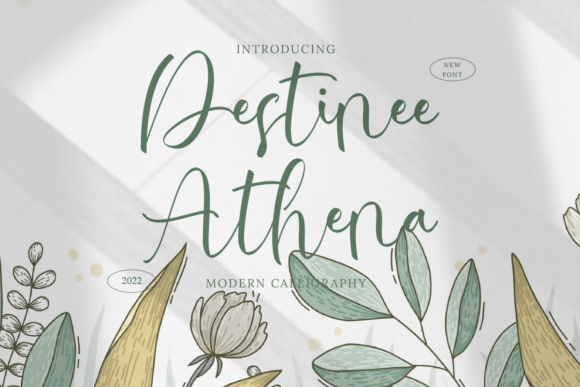 Destinee Athena Font Poster 1