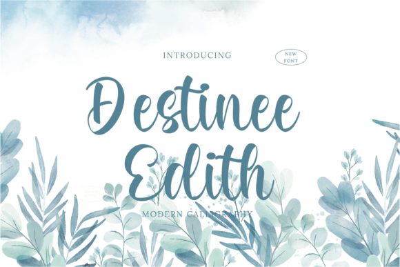 Destinee Edith Font Poster 1