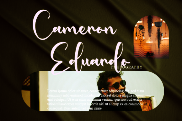 Destiney Madeleine Font Poster 11