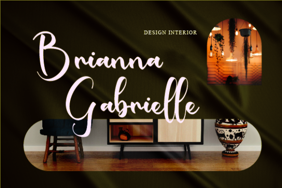 Destiney Madeleine Font Poster 3