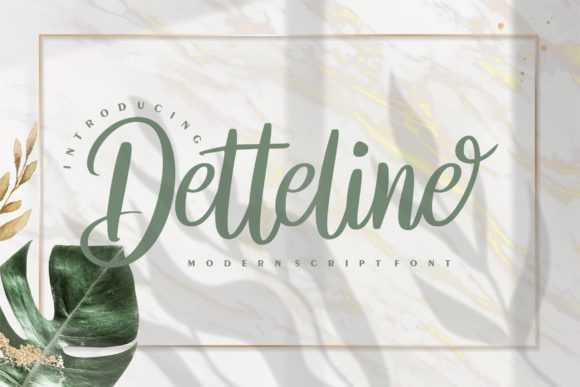 Detteline Font