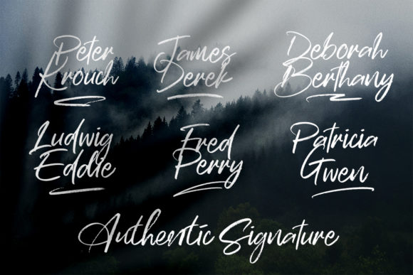 Deutchsland Signature Font Poster 4