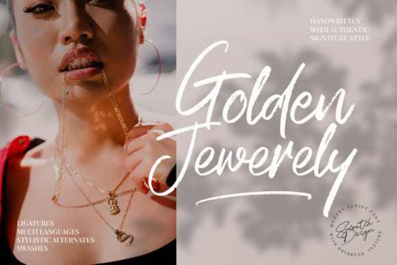 Deutchsland Signature Font Poster 9