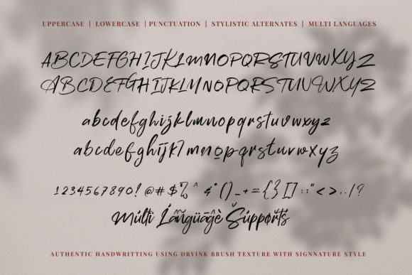 Deutchsland Signature Font Poster 10