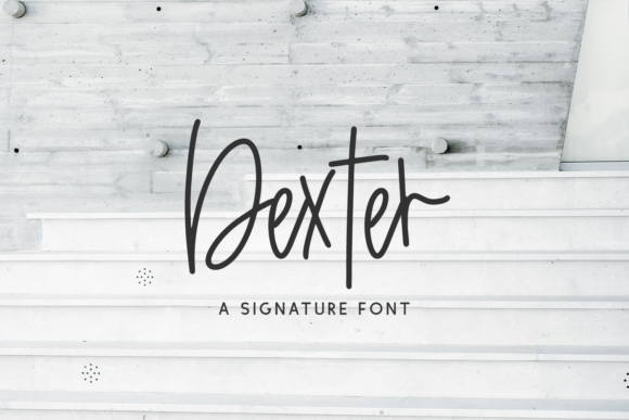 Dexter Font Poster 1