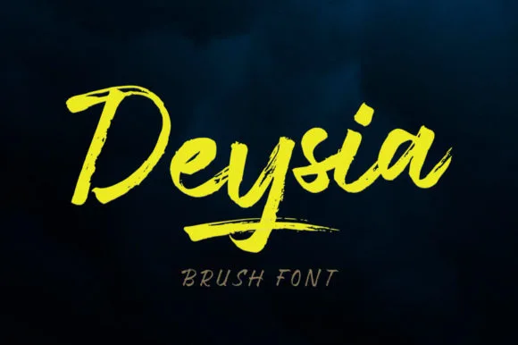 Deysia Font Deysia Font Poster 1