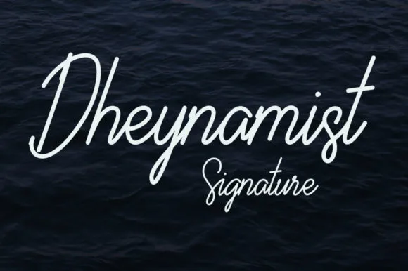 Dheynamist Font Dheynamist Font Poster 1