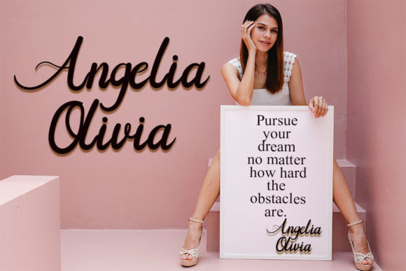 Diamond Font Poster 2