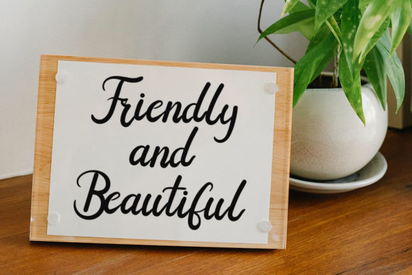 Diamond Font Poster 4