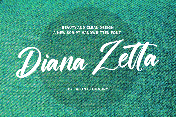 Diana Zetta Font Poster 1