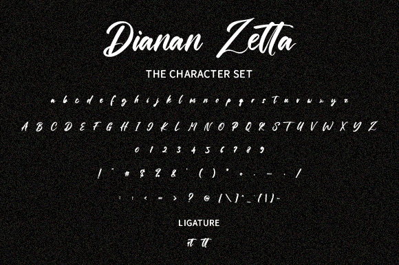 Diana Zetta Font Poster 7