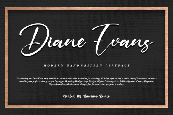 Diane Evans Font