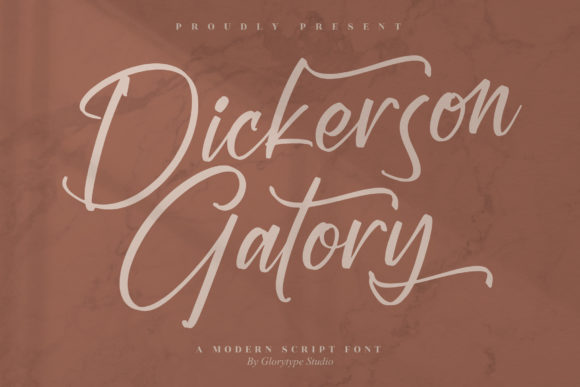Dickerson Gatory Font Poster 1