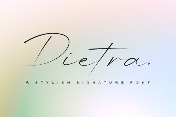 Dietra Font Poster 1