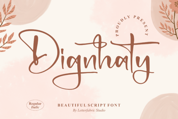 Dignhaty Font Poster 1