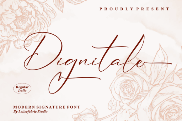 Dignitale Font Poster 1