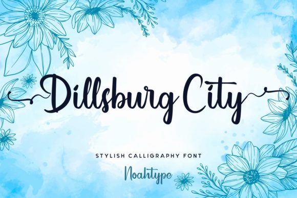 Dillsburg City Font Poster 1