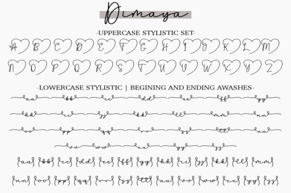 Dimaya Font Poster 8